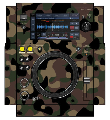 Pioneer DJ XDJ 700 Skin Camo Woodland